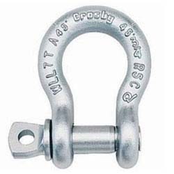 crosby screw pin alloy shackles