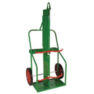 Sumner 782491 Full Range High Rail Cylinder Cart with Fire Wall, Lifting Eye and Solid Tires