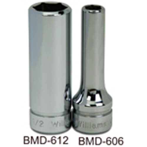 Williams® BMD-613 3/8 in Drive 13mm 6 Pt Deep Socket