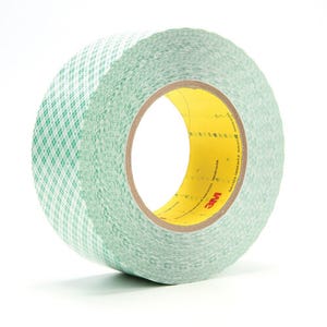 3Mâ„¢ 00021200232077 Double Coated High Tack Film Tape, 36 yd L x 2 in W, 12.7 mm thick, 760 Synthetic Rubber Adhesive