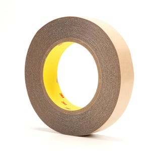 3Mâ„¢ 00021200677960 Double Coated Tape, 36 yd L x 1 in W, 5.6 mm thick, 350 Acrylic Adhesive, Thin Polyester Backing, Clear