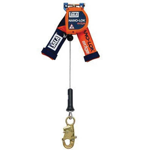 3M™ DBI-SALA® 3500210 Nano-Lok™ Edge Quick-Connect Self-Retracting Fall Protection, 310 lb Load, 8 ft L