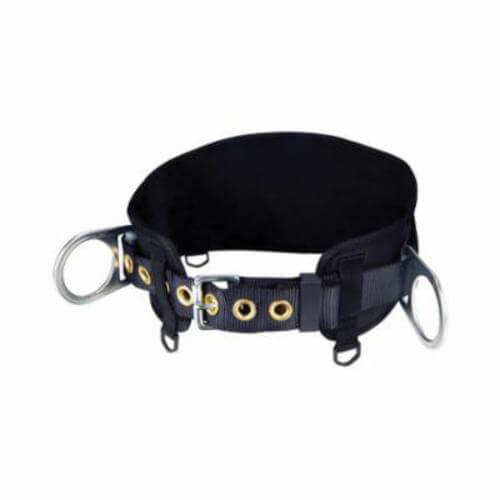 3M™ Protecta® 1091014 Tongue Buckle Positioning Belt with Hip Pad, Red, Medium/Large