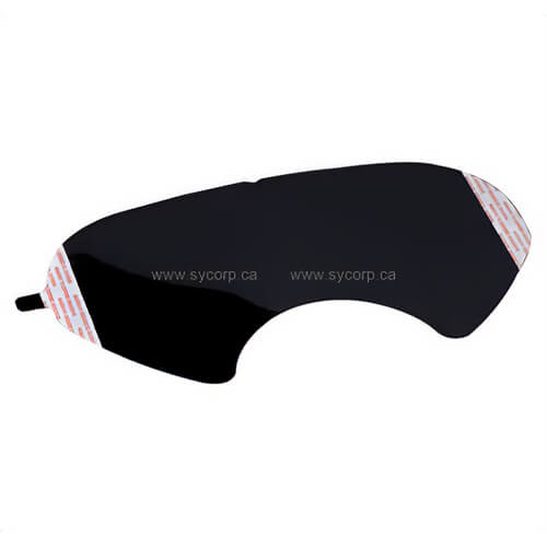 3M™ 051138-66187 Tinted Lens Cover, for use with Full Facepiece 6000 Series Respirators, Black, OSHA 29 CFR 1910.132