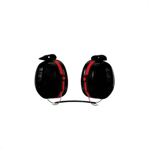 3M™ 093045-08102 Peltor™ Noise Reduction Earmuff, 29 dB Noise Reduction, Black/Red, Behind The Head Band Position, CSA Class AL