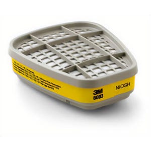 3Mâ„¢ 50051131070474 OV/AG Respirator Cartridge 6003, Swept-Back Design