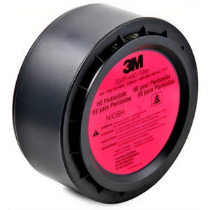 3Mâ„¢ 50051138292190 High Efficiency Particulate Filter, HE, Air Purifying Respirator