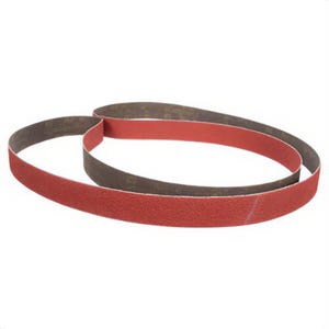 3Mâ„¢ 51125873185 Belt, 1/2 in W Belt x 24 in L, 120+ Grit, Polyester Backing