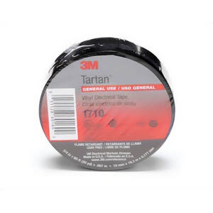 3Mâ„¢ 7000089970 Temflexâ„¢ Grade Splicing Electrical Tape, 22 ft L x 3/4 in W, 30 mm thick, Rubber, Black