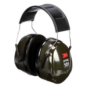 3Mâ„¢ 93045080717 Peltorâ„¢ Optime 101 Over The Head Earmuffs, 27 NRR