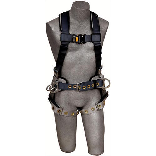 3M™ DBI-SALA® 1100532 ExoFit™ Iron Workers Harness, Large, 420 lb Load, Polyester Strap, Tongue Leg Strap Buckle