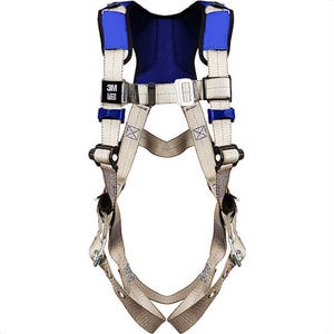 3M™ DBI-SALA® 1108602 ExoFit™ Climbing Positioning Harness, Large, 420 lb Load, Polyester Strap, Quick-Connect Leg Strap Buckle