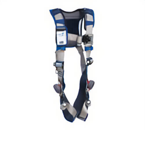 3M™ DBI-SALA® 7012815924 ExoFit™ STRATA™ Comfort Vest Safety Harness, M, Back D-Ring, Blue/Gray