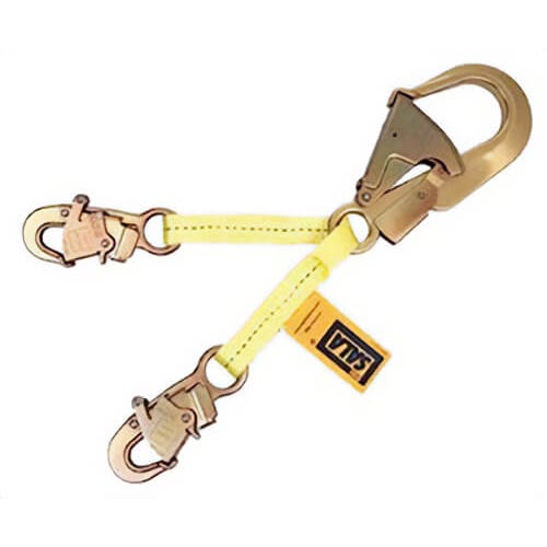 3M™ DBI-SALA® 1231380 Web Rebar/Positioning Lanyard, 1.5 ft, 310 lb Load, 18 in L