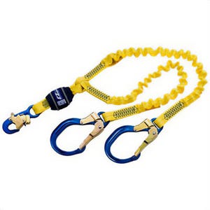 3M™ DBI-SALA® 1246193 EZ-Stop™ Fixed Tie-Off Shock Absorbing Lanyard, 130 to 310 lb Load, 6 ft L, Polyester Webbing Line