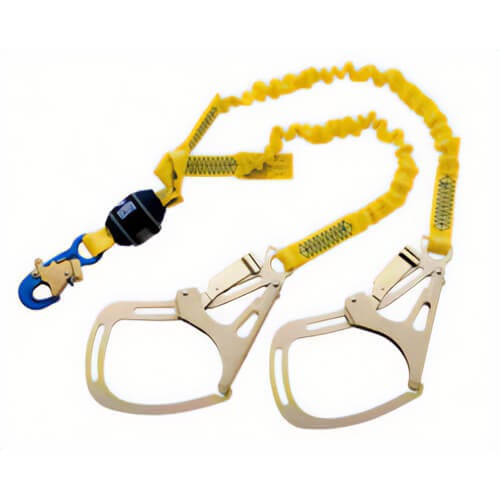 3M™ DBI-SALA® 1246350 EZ-Stop™ F2 100% Tie-Off Stretch Web Shock-Absorbing Lanyard, 6 ft