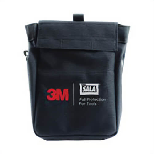 3M™ DBI-SALA® 1500125 Tool Pouch with D-ring and Retractors, Canvas, Black, 7.5 in x 11 in