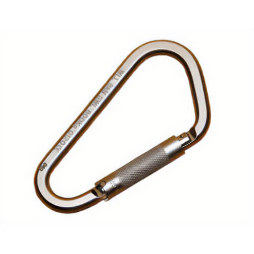 3M™ DBI-SALA® 2000112 Saflok™ Reusable Carabiner Fixed Supersonic Transport, 310 to 420 lb Load, Stainless Steel