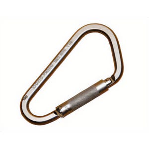 3M™ DBI-SALA® 2000112 Saflok™ Reusable Carabiner Fixed Supersonic Transport, 310 to 420 lb Load, Stainless Steel