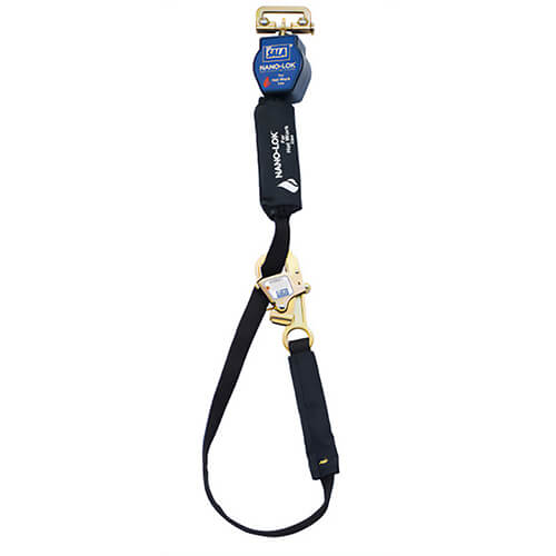 3M™ DBI-SALA® 3101322 Nano-Lok™ Hot Work Tie-Back Personal Self-Retracting Lifeline, Kevlar® Fiber Web, 9 ft