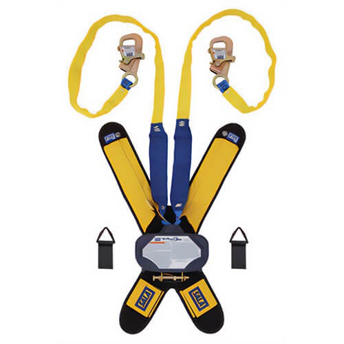 3M™ DBI-SALA® 3102000 Quick-Connect Self-Retracting Twin Lifeline, 310 lb Load, 6 ft L