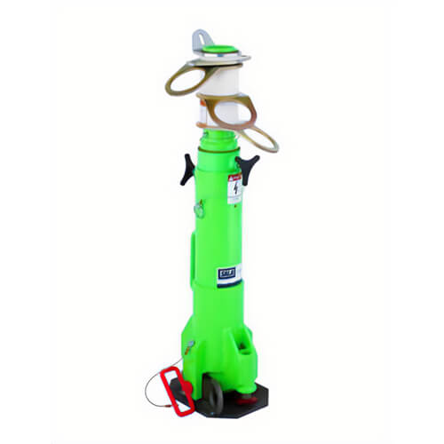 3M™ DBI-SALA® 8516691 Advanced™ Portable Fall Protection Arrest Post, 310 lb Load, Aluminum, Green
