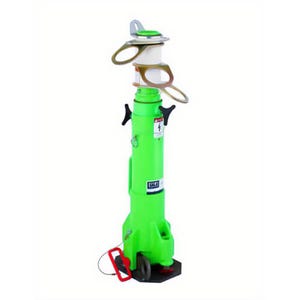 3M™ DBI-SALA® 8516691 Advanced™ Portable Fall Protection Arrest Post, 310 lb Load, Aluminum, Green