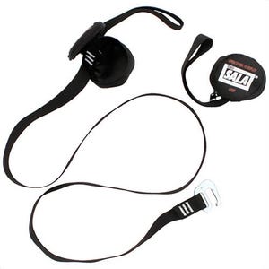 3M™ DBI-SALA® 9501403 Suspension Trauma Strap, for use with Most Harnesses, 310 Capacity, Zipper Fasteners, Black, 2-1/4, 1-1/2 in