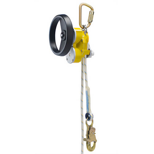3M™ DBI-SALA® 3327100 Rollgliss™ R550 Rescue and Descent Device System with Rescue Wheel, Yellow, 100 ft
