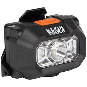 Klein® 60156 Protective Headlamp, LED Bulb, PC/TPU Housing, 216 Lumens (High)/75 Lumens (Low)