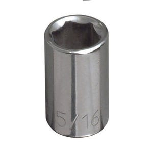Klein® 65603 Socket, Imperial, Hex Drive, 1/4 in Drive, Standard Socket, 9/32 in Socket, 1-3/4 in OAL