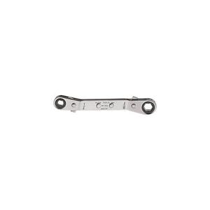Klein® 68234 Box Wrench, Measurement System: SAE, Offset/Ratcheting/Reversible/Spline Wrench, 1/4 x 5/16 in Wrench Opening, 6 points, 4-3/8 in OAL