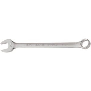 Klein® 68425 Combination Wrench, 1-1/4 in Wrench, 12 Points, 15° Offset, 16-1/4 in OAL, Forged Alloy Steel, Polished Chrome/Nickel Plated