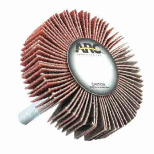 ARC™ 11365 80G Coated Flap Wheel, 3 in dia Wheel, 1/2 in W Face, 1/4 in dia Shank, 80 Grit, Medium, Aluminum Oxide Abrasive