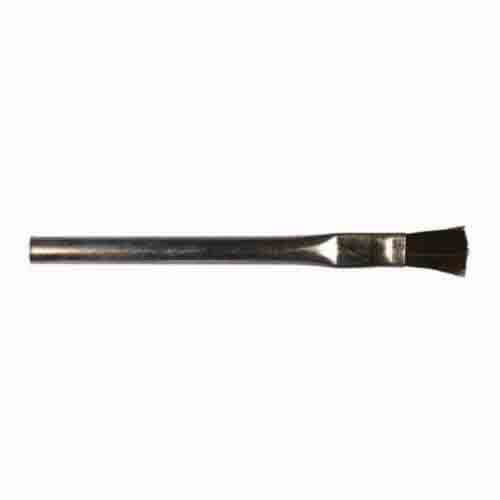 Pferd 89603 Flat Face High Quality Acid Brush, 1/2 in W Brush, 6 in OAL, 7/8 in Stiff Horsehair Trim