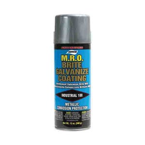 Aervoe® 188 MRO Brite Galvanize Coating, 16 oz Container, 26 sq-ft/can Coverage, 24 hr Curing