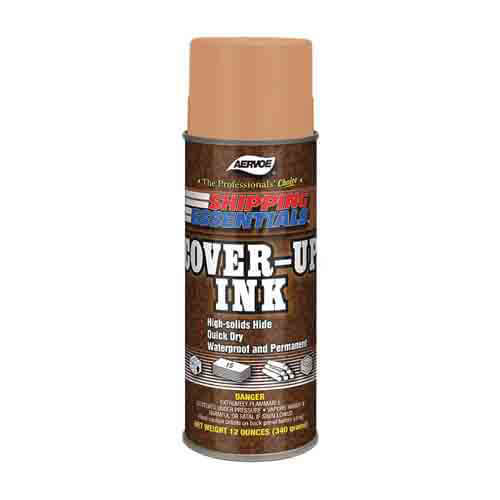 Aervoe® 2811 Cover-Up Ink, 16 oz Container, Tan, 34 sq-ft/can Coverage, 24 hr Curing, 50 to 80°F, 