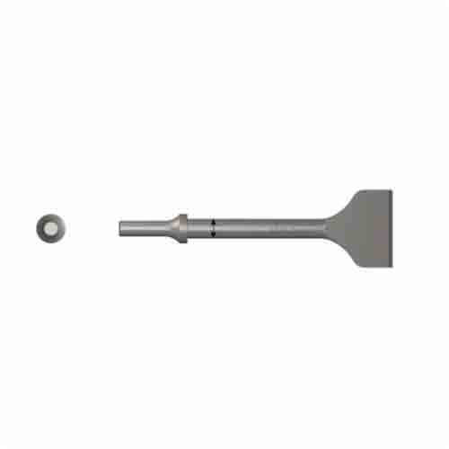 Ajax 910-2 Chisel, Rivet Zip Gun, 2 in Wide Flat High Grade Alloy Steel Tip, 7 in OAL, 2 in W Blade