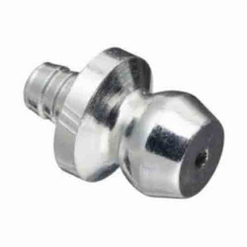Alemite® 3019 Drive-In Straight Grease Fitting, 15/32 in OAL, 5/32 in L Shank, Steel, Trivalent Zinc Plated