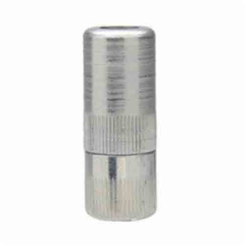 Alemite® 308730 Narrow Hydraulic Coupler, 1/8 in dia Nominal, Female NPTF, Rubber Seal/Steel