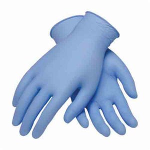 PIP® Ambi-Dex® Axle 63-532PF/L Disposable Gloves, L, Nitrile, Blue, 9.4 in L, Non-Powdered, Textured Grip, 4 mil Thick