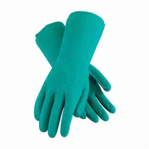 PIP® Assurance® 50-N110G/XXL Lightweight Chemical-Resistant Gloves, 2XL, Ambidextrous Hand, Nitrile, Green, 13 in L
