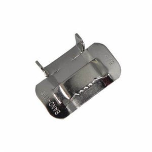 Band-It® C25599 Ear-Lokt Buckle, 5/8 in W, 201/301 SS