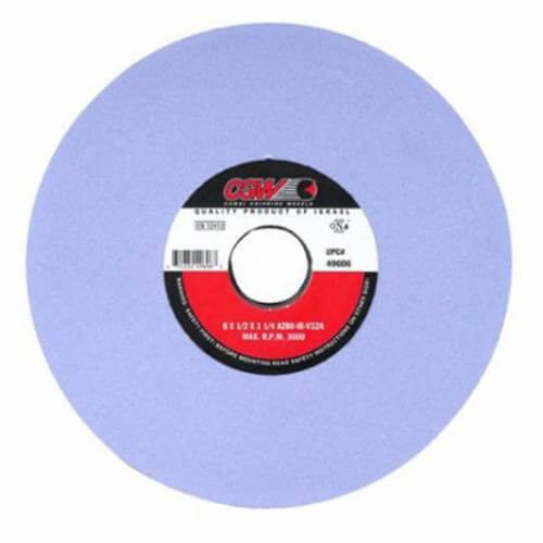 CGW® 34330 Straight Surface Grinding Wheel, 7 in dia x 1/2 in Thick, 1-1/4 in Center Hole, 100 Grit, Fine Grade, Aluminum Oxide Abrasive
