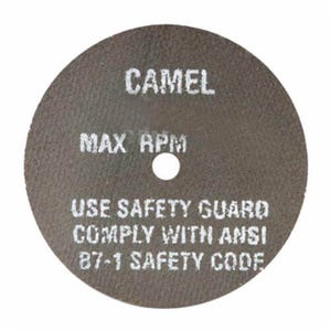 CGW® 35689 High Speed Premium Straight Cut-Off Wheel, 2 in dia x 1/32 in Thick, 3/8 in Center Hole, 60 Grit, Aluminum Oxide Abrasive