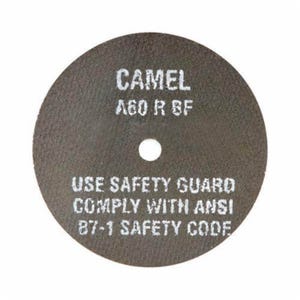 CGW® 35503 High Speed Premium Straight Cut-Off Wheel, 3 in dia x 1/16 in Thick, 3/8 in Center Hole, 36 Grit, Aluminum Oxide Abrasive