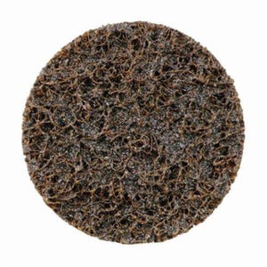 CGW® 59504 Premium Non-Woven Abrasive Quick-Change Disc, 2 in dia, 80/120 Grit, Medium, Roll-On Attachment