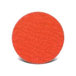 CGW® 59911 Laminated Coated Abrasive Quick-Change Disc, 2 in dia, 36 Grit, Medium Grade, C3 Ceramic Abrasive, Roll-On Attachment