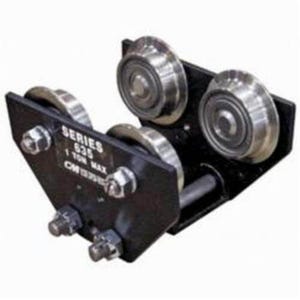 CM® 3569 635 Push Trolley, 4000 lb Load, 3-3/8 to 6 in, 6 to 18 in, 24 in, 4-3/4 in