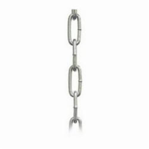 CM® 620311 Welded Machine Chain, Straight Link, #3 Trade, 255 lb Load, 100 ft L
